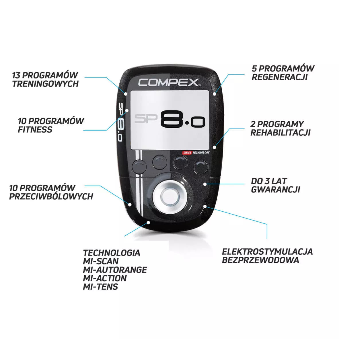 ELEKTROSTYMULATOR COMPEX SP 8.0